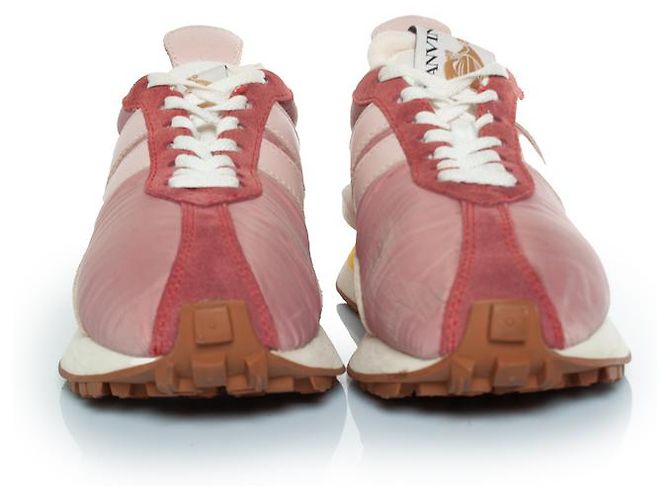 Sneaker Bumpr Lanvin Paris in rosa - vista 7