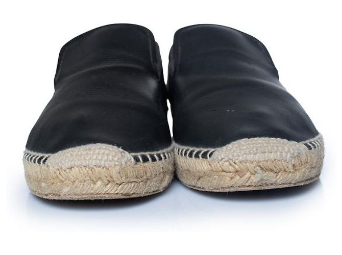 Céline Espadrillas in pelle Celine Nero - vista 5