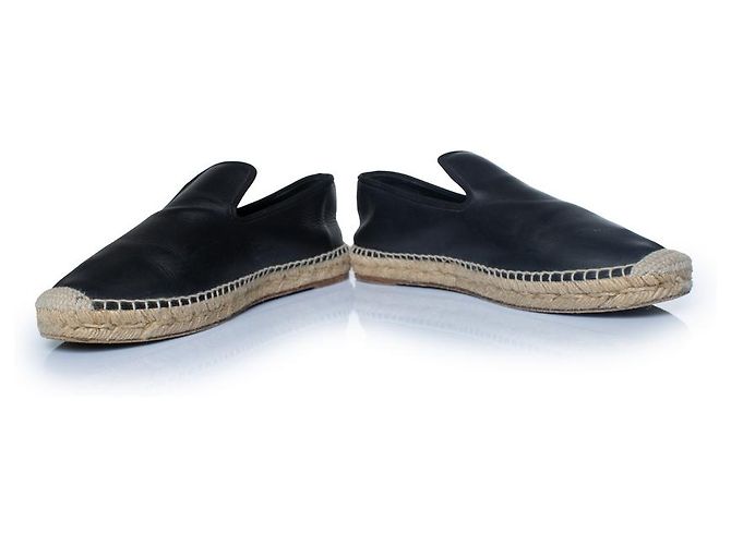 Céline Espadrillas in pelle Celine Nero - vista 6