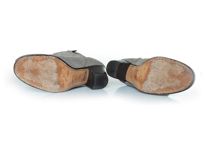 Botas western de ante Isabel Marant en gris - vista 7