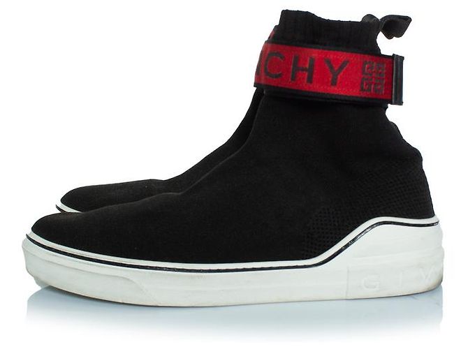 Sneaker a calza Givenchy George V in nero - vista 2