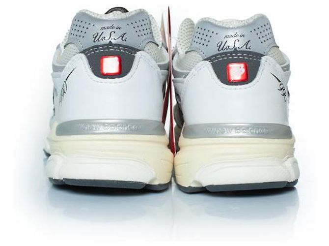 Sneakers New Balance 990 V3 MiUSA Teddy Santis Bianco - vista 4