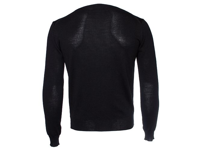 Corneliani Black wool jumper - view 2