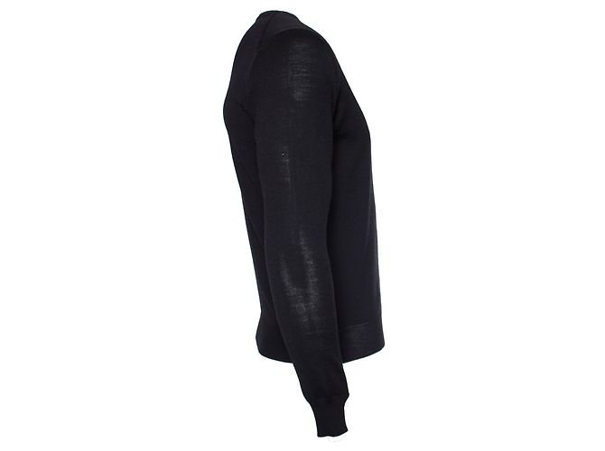 Corneliani Black wool jumper - view 3