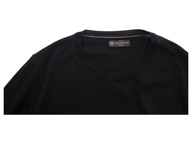 Corneliani Black wool jumper - view 5