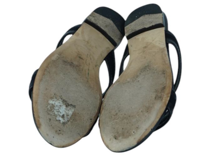 Sandali Cuoio Legg Neri di Tod's Nero - vista 5