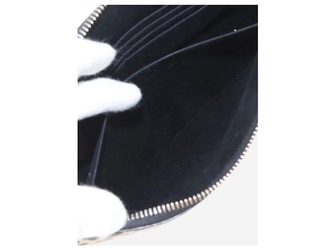 Saint Laurent Clutch in pelle con stampa leopardata bianca e nera Bianco - vista 5