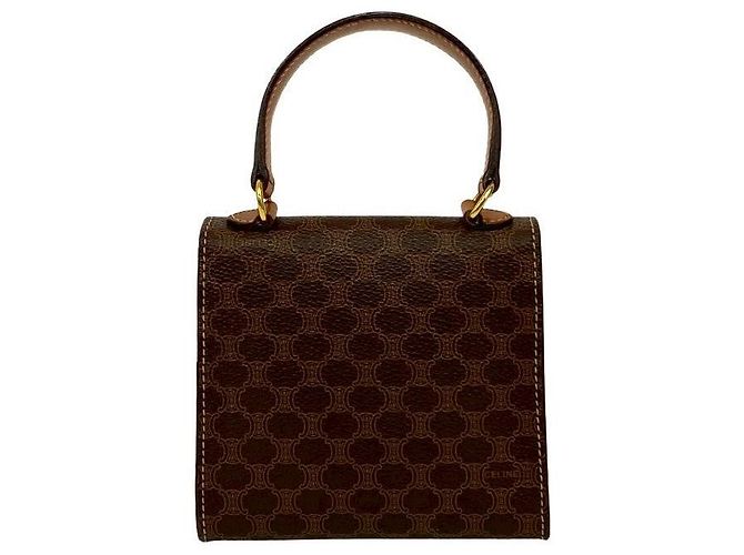 Céline Celine Macadam 2-Wege-Handtasche Braun - Ansicht 4