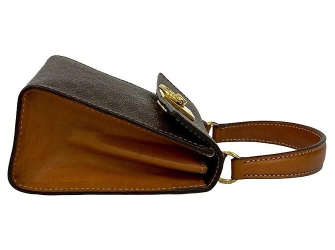 Céline Celine Macadam 2-Wege-Handtasche Braun - Ansicht 7