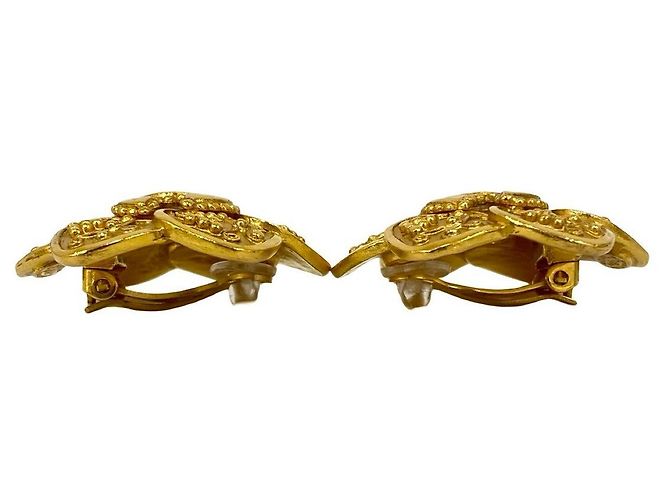 Chanel Coco Mark Ohrringe Golden Metallisch - Ansicht 4