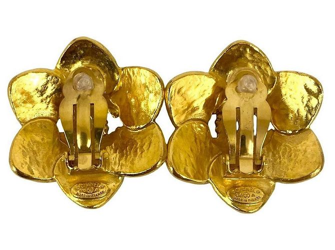 Chanel Coco Mark Ohrringe Golden Metallisch - Ansicht 7
