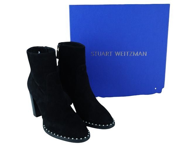 Botines de ante negro Kailee Pearl de Stuart Weitzman - Ansicht 8