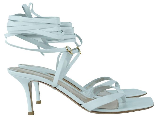 Sandalias Blancas con Tiras Gianvito Rossi Blanco - vista 3