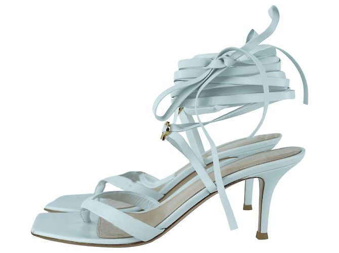 Sandalias Blancas con Tiras Gianvito Rossi Blanco - vista 5