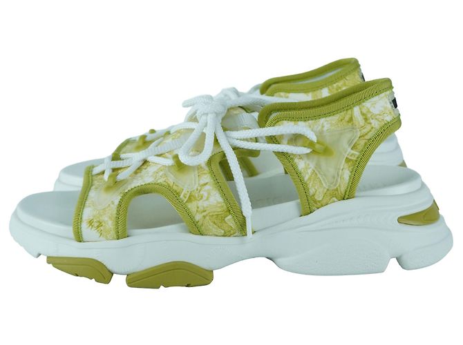 Sandali D-Connect Verde Chiaro Christian Dior Multicolore - vista 5