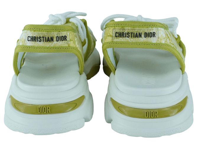 Sandali D-Connect Verde Chiaro Christian Dior Multicolore - vista 6
