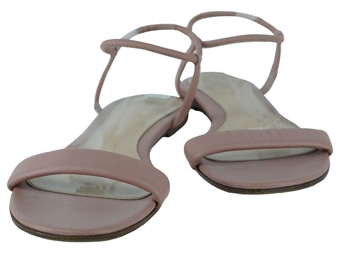 Sandali Jaime Beige Gianvito Rossi Marrone - vista 2