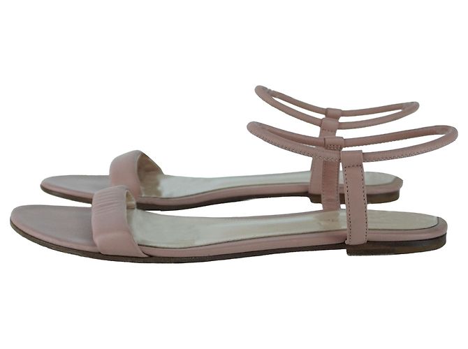 Sandali Jaime Beige Gianvito Rossi Marrone - vista 5