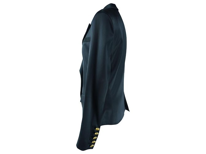 Alexandre Vauthier Black Tuxedo Blazer - view 2