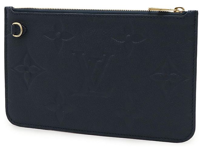Pochette Monogram Empreinte Louis Vuitton Blu - vista 2