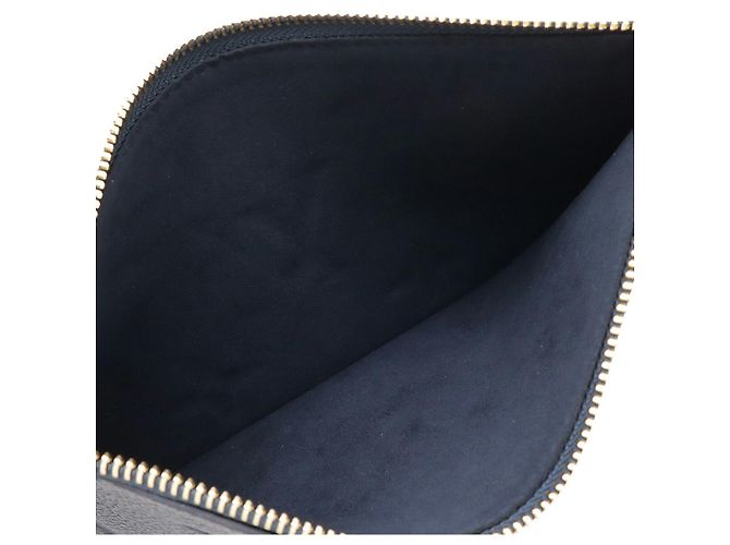 Pochette Monogram Empreinte Louis Vuitton Blu - vista 6