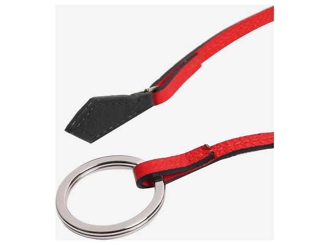 Ring Hermès Portachiavi H Hibouton arancione - vista 4