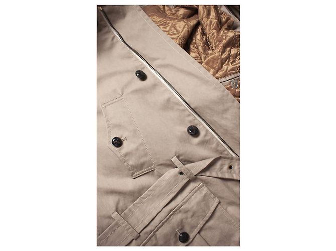 Beiger Trenchcoat von Dolce & Gabbana. Braun - Ansicht 5