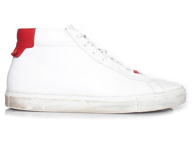 Sneakers alte Givenchy in bianco - vista 4