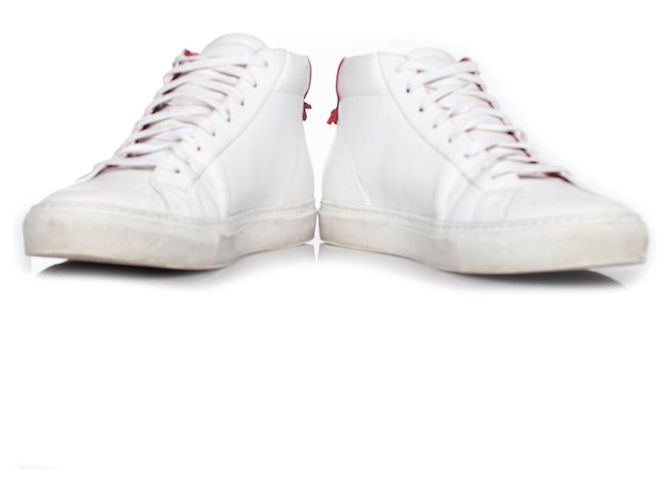 Sneakers alte Givenchy in bianco - vista 6