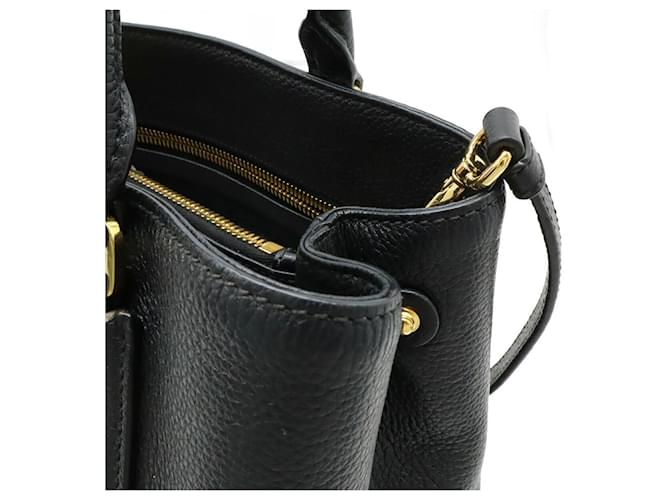 Borsa in pelle Prada Nero - vista 4