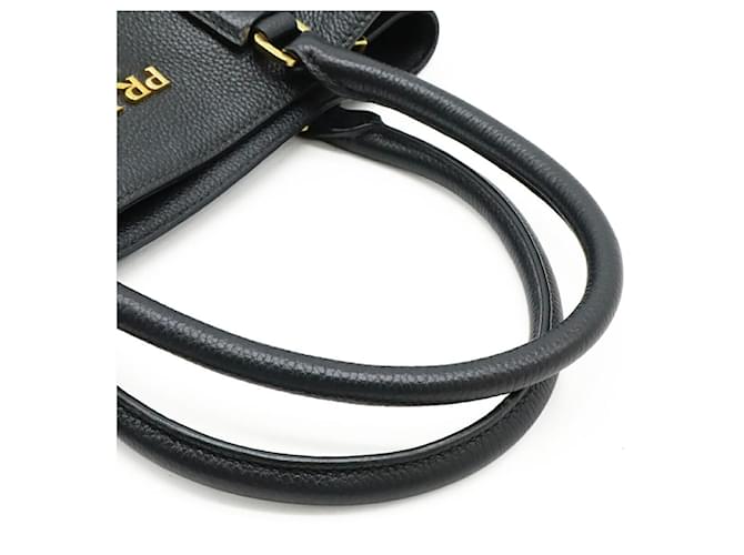Borsa in pelle Prada Nero - vista 5
