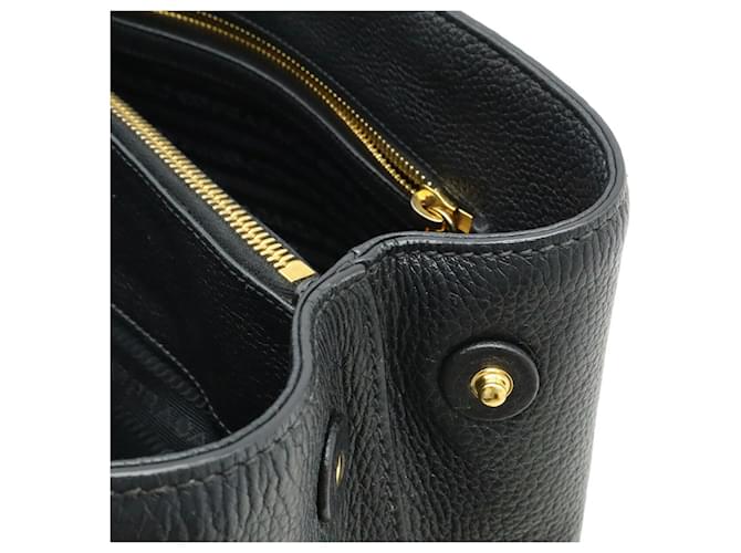 Borsa in pelle Prada Nero - vista 7