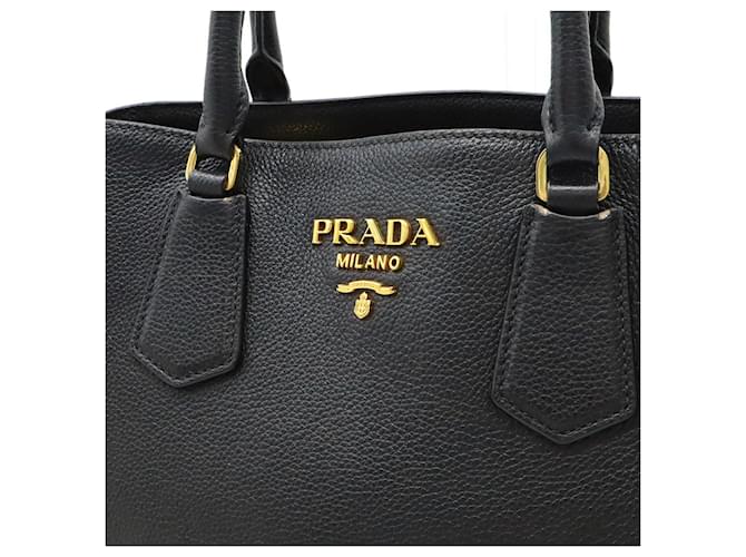 Borsa in pelle Prada Nero - vista 8