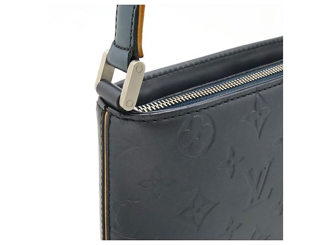 Louis Vuitton Monogram Mat Alston Schultertasche Blau - Ansicht 7
