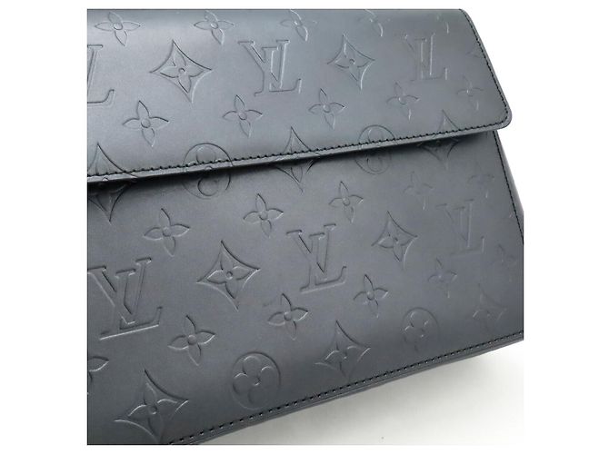 Louis Vuitton Monogram Mat Alston Schultertasche Blau - Ansicht 8