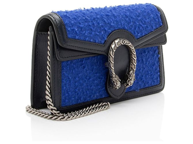 Gucci Mini Schultertasche Dionysus aus Wolle - Ansicht 2