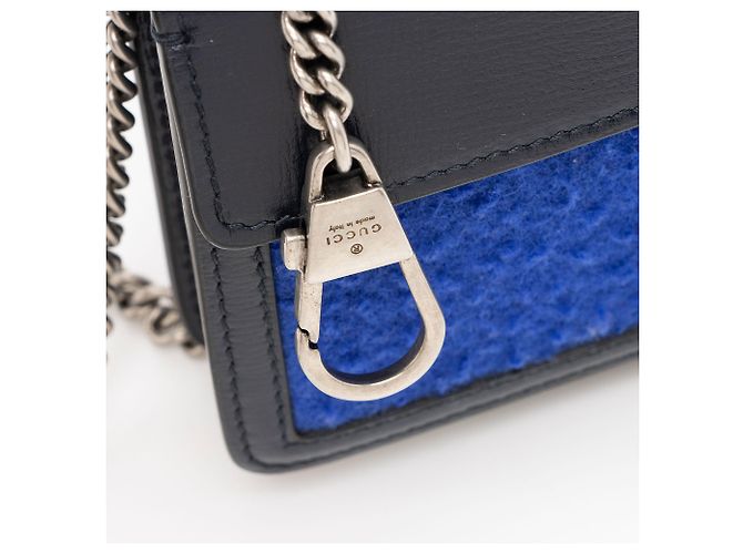 Gucci Mini Schultertasche Dionysus aus Wolle - Ansicht 9