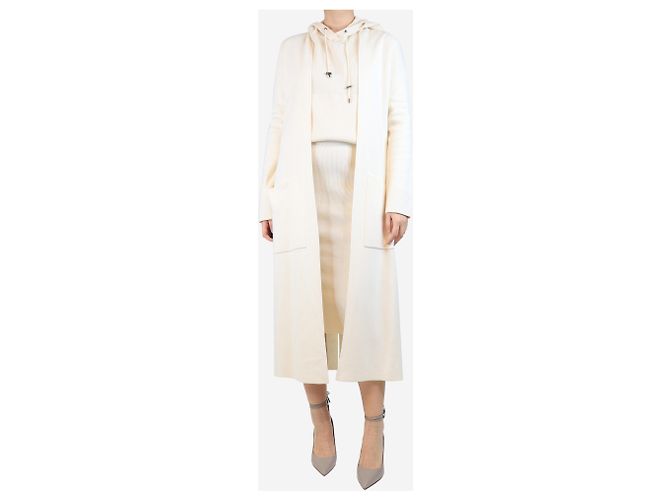 Maje Creme langer Cardigan - Größe M Roh - Ansicht 3