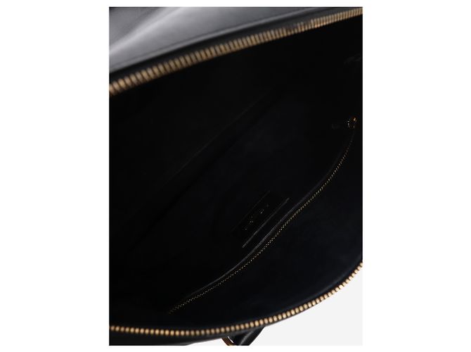 Duffle Saint Laurent Sac en cuir noir à deux poignées - vue 6