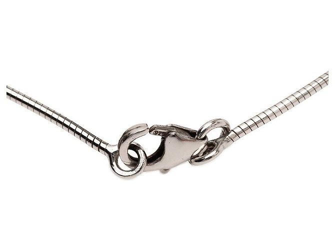 Collana Cube CAGE D'H H di Hermès Argento Metallico - vista 3