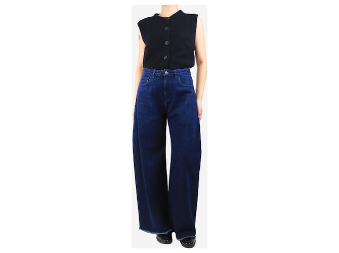 Autre Marque Jeans de pierna ancha azul oscuro - talla UK 10 - vista 2
