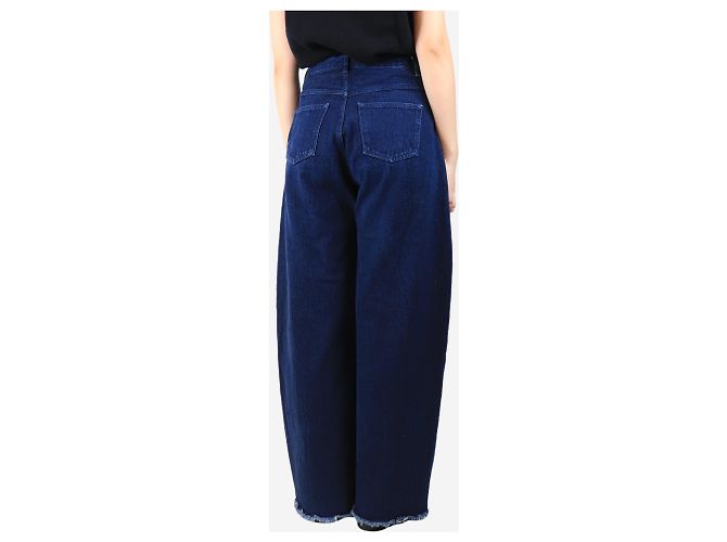 Autre Marque Jeans de pierna ancha azul oscuro - talla UK 10 - vista 3
