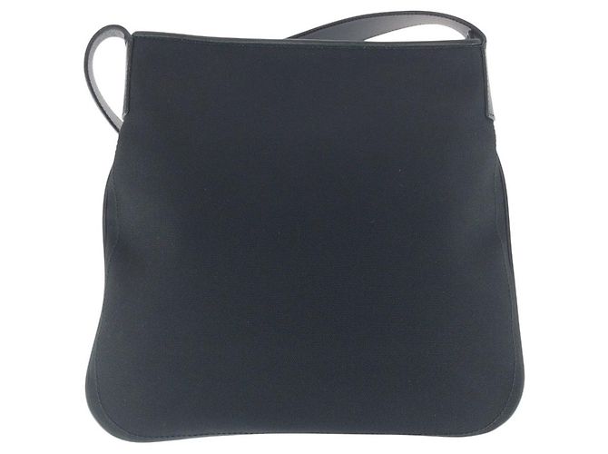 Borsa a Spalla Pochette in Tela/Pelle Gucci Nero - vista 2