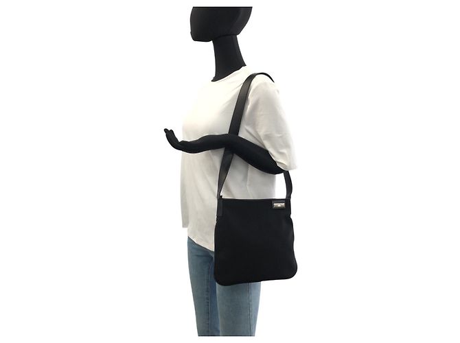 Borsa a Spalla Pochette in Tela/Pelle Gucci Nero - vista 4