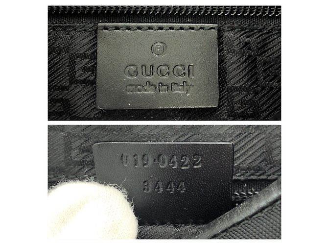 Borsa a Spalla Pochette in Tela/Pelle Gucci Nero - vista 8