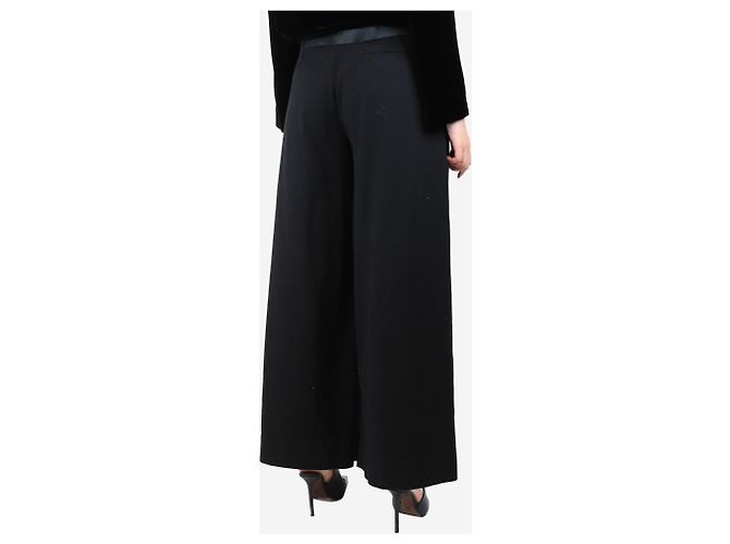 Autre Marque Schwarze plissierte Ballonbeinform-Hose - Größe M - Ansicht 3