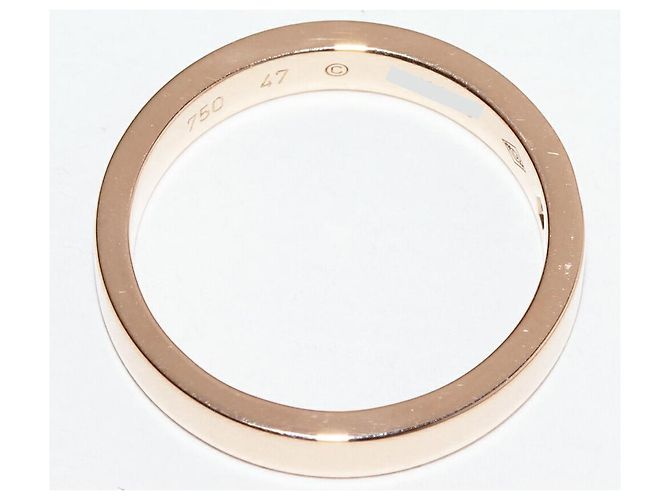 C de Cartier Ring aus 18 Karat Roségold mit Diamanten, Größe 7 Pink - Ansicht 4