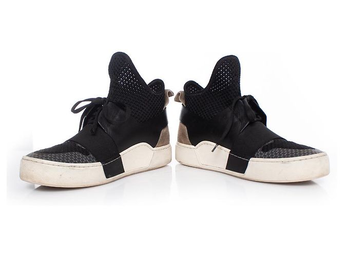 Balenciaga elastischen High-Top-Sneaker Grün - Ansicht 3