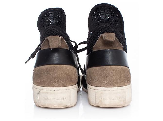 Balenciaga elastischen High-Top-Sneaker Grün - Ansicht 4
