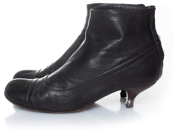 Lanvin Stiefeletten mit Kitten-Heel Schwarz - Ansicht 2